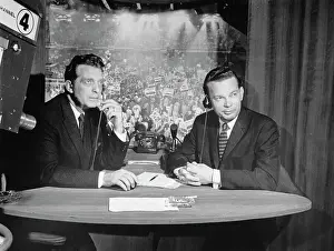 Portrait of Chet Huntley and David Brinkley
