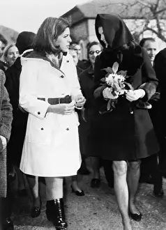 Portrait of Christina Onassis and Jackie Onassis