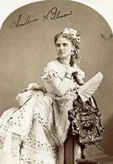 Autographing Prints: Portrait Of Christine Nilsson