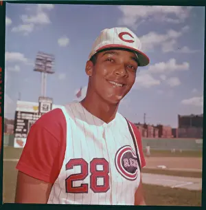 Portrait of Cincinnati Reds Vada Pinson