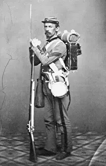 Civil War Prints: Portrait of Civil War Soldier
