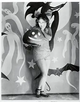 Halloween Prints: Portrait of Clara Bow