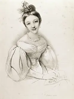 Portrait of Clara Wieck