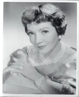 Portrait of Claudette Colbert