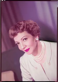 Prints of Glamour actress Claudette Colbert At The Movies: Portrait of Claudette Colbert