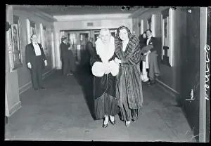 Portrait of Claudette Colbert with Her Mother