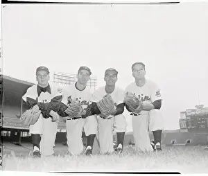 George Strickland Prints: Portrait of Cleveland Indians Infielders