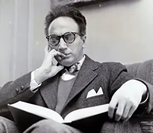 Portrait of Clifford Odets Reading Book