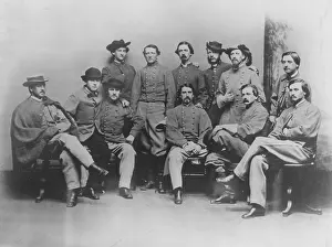 Arc0008042 Prints: Portrait Of Col John Mosby & Mosby's Rangers
