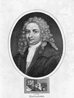 Mathematician Prints: Portrait of Colin Maclaurin