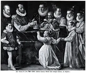 Portrait Of The Colonna Family