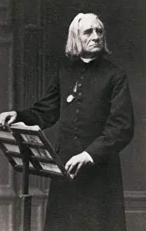 Portrait of Composer Franz Liszt