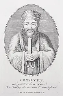 Discipline Prints: Portrait of Confucius