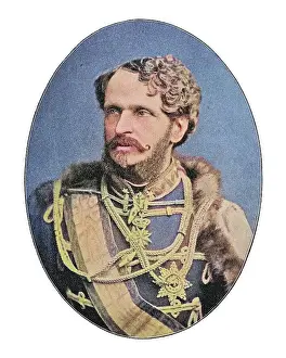 Portrait of Count Gyula Andrassy de Csikszentkiraly et Krasznahorka (1823-1890) Hungarian statesman, who served as Prime Minister of Hungary (1867-1871) and subsequently as Foreign Minister of Austria-Hungary (1871-1879)