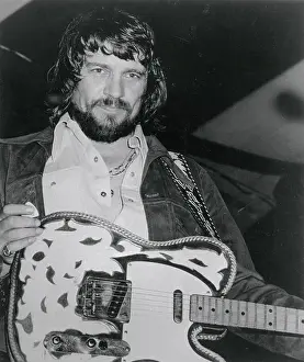 Portrait of Country Singer Waylon Jennings