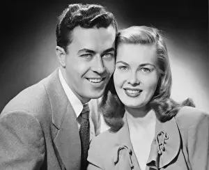 Portrait of couple indoor