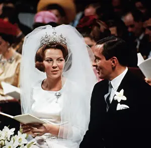 Portrait of Crown Princess Beatrix and Husband
