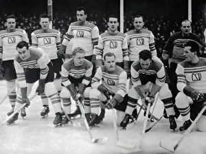 Portrait of Czechoslovakian Olympic Hockey Team