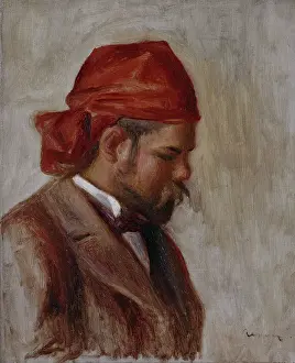 Moustache Prints: Portrait Dambroise Vollard Au Foulard Rouge