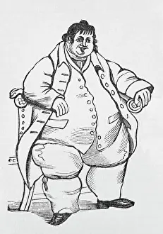Overweight Prints: Portrait of Daniel Lambert
