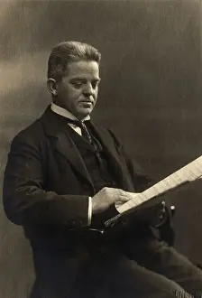 Portrait of Danish Composer Carl Nielsen