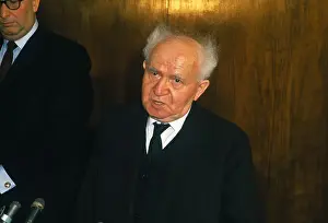 Portrait of David Ben Gurion