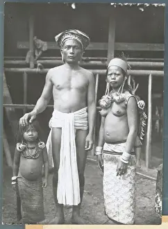 Portrait of the Dayak Family