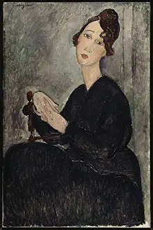 Expressionism Prints: Portrait of Dèdie, 1918