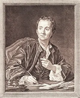 Portrait of Denis Diderot
