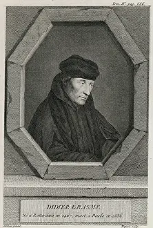 Northern Renaissance Prints: Portrait of Desiderius Erasmus