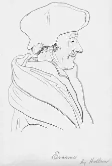 Northern Renaissance Prints: Portrait of Desiderius Erasmus