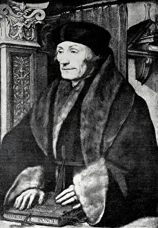 Northern Renaissance Prints: Portrait of Desiderius Erasmus