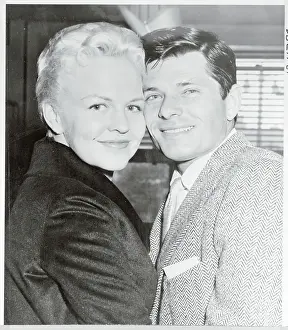 Portrait of Dewey Martin and Peggy Lee