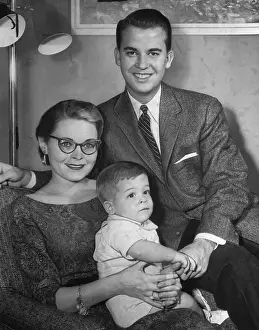 Portrait of Dick Clark and Family