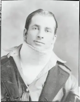 Boredom Prints: Portrait of Dick Grace with Plaster Cast
