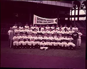 Portrait of Dodgers Team