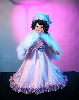 Collectibles Prints: Portrait of Doll Wearing Elegant Clothes