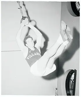 Portrait of Don Bragg Swinging