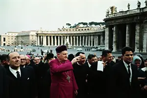 Archbishop Prints: Portrait of Dr. Michael Ramsey