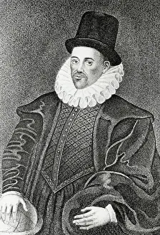Portrait of Dr. William Gilbert Copper Engraving After a Painting by Harding