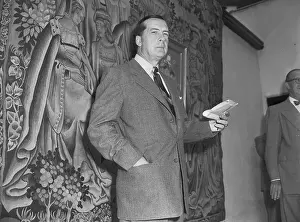 Blaik Prints: Portrait of Earl Blaik at Press Conference