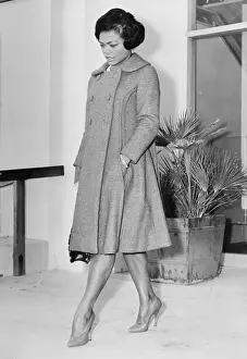 Prints of (Original Caption). Singer Eartha Kitt leaves the court house after winning an uncontested divorce from Beverly Hills accountant William O. McDonald was inconsiderate of her Captivating Art Prints Celebrating the Iconic Performer’s Legacy: Portrait of Eartha Kitt