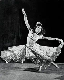 Prints of (Original Caption). Songstress Eartha Kitt is dressed for her starring role as Salome in a specially adapted version of the play by Oscar Wilde to be screened on Omnibus over CBS-TV December 18 Captivating Art Prints Celebrating the Iconic Performer’s Legacy: Portrait of Eartha Kitt