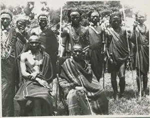 Portrait of East African Kikiyu Chieftains