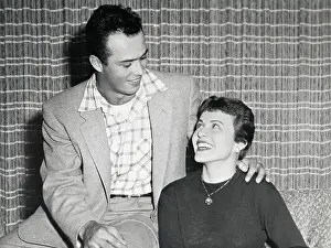 Milwaukee Prints: Portrait of Ed Mathews and Virjean Louby