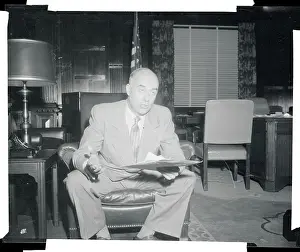 Portrait of Edmund F Mansure Refuting Charges