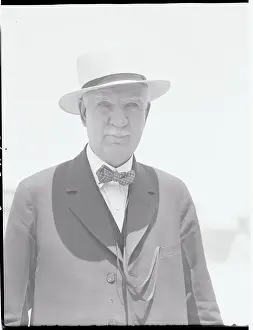 Portrait of Educator Augustus O. Thomas Wearing Hat
