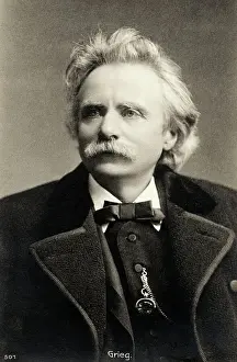 Portrait of Edvard Hagerup Grieg