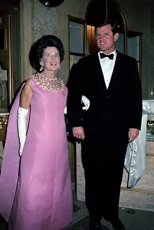 Portrait of Edward Kennedy with His Mother Rose Kennedy