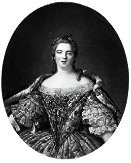 Empress Prints: Portrait of Elizabeth Petrovna, Empress of Russia